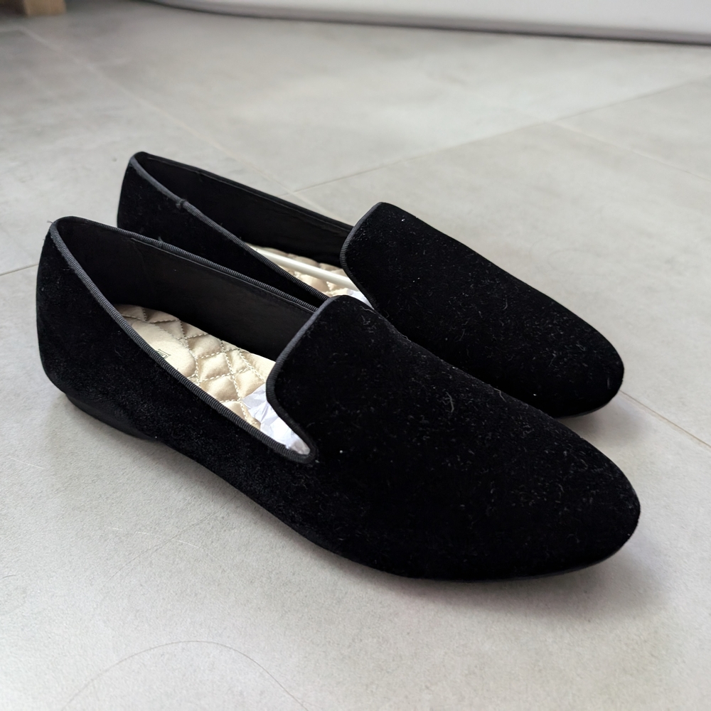 Birdies Black Loafers Slip-Ons Classic Design